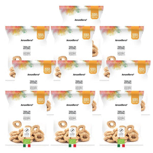 Tarallini Luce® 9 grani antichi biologici AmoreTerra – 10 × 40 g
