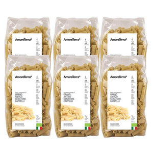 Confezione di Maccheroni Senatore Cappelli bio – 6 × 500 g