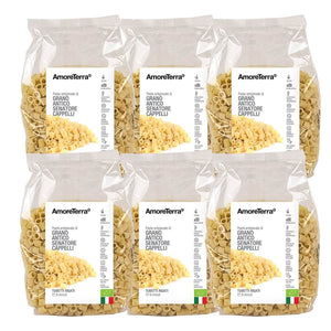 Confezione di Tubetti rigati Senatore Cappelli bio – 6 × 500 g