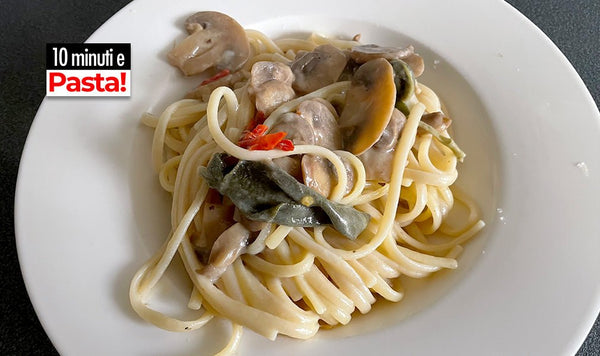 Linguine S. Cappelli e funghi