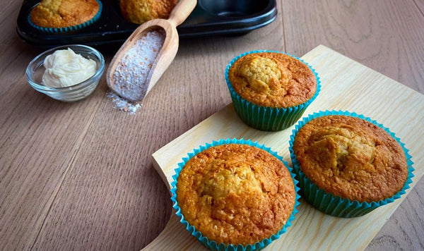 Muffins integrali Verna al limone con mascarpone