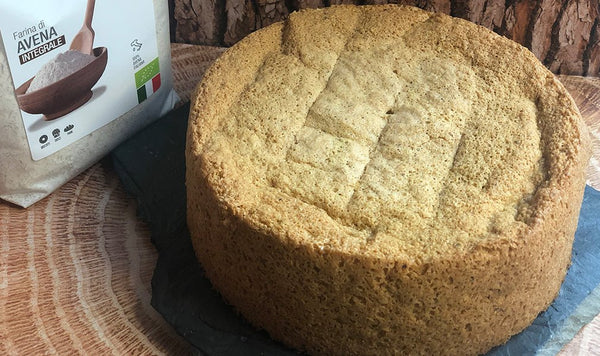 Pan di Spagna all’avena e pistacchio