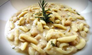 Pasta e fagioli cannellini, d'inverno e d'estate