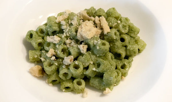 TUBETTI AL PESTO DI FINOCCHIETTO E PISTACCHI