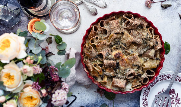 PACCHERI AL FORNO ASPARAGI E SPINACI