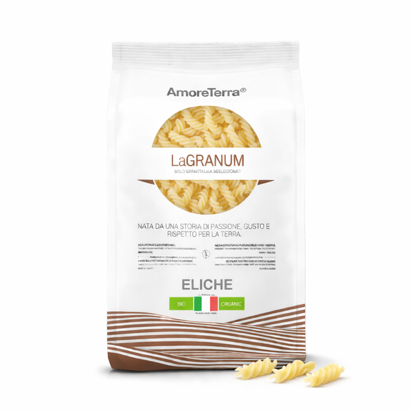 Eliche bio "LaGranum" - artigianale, grano italiano 500g | Amoreterra - AmoreTerra shop