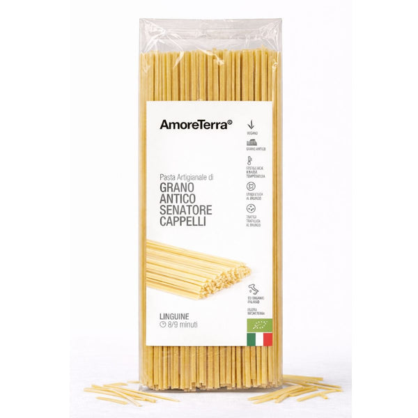 Linguine Senatore Cappelli - artigianale, BIO, grani antichi 500g. - AmoreTerra shop