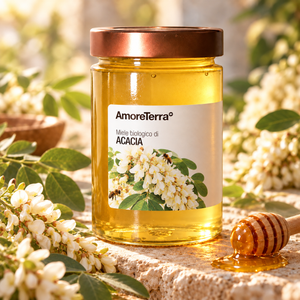 Miele crudo di Acacia biologico AmoreTerra