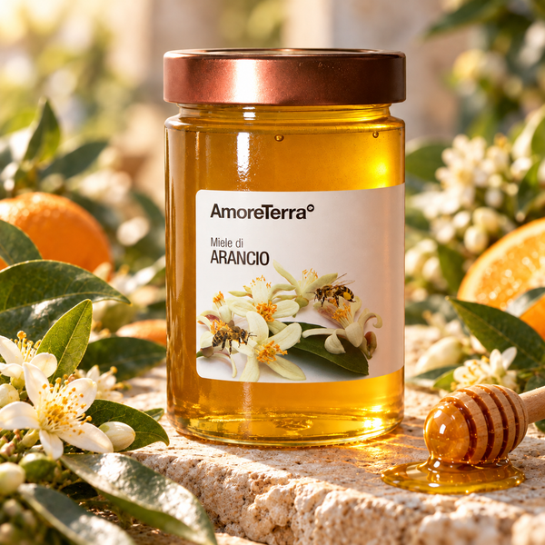 Miele crudo di Arancio biologico AmoreTerra