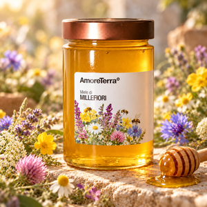 Miele crudo Millefiori biologico AmoreTerra