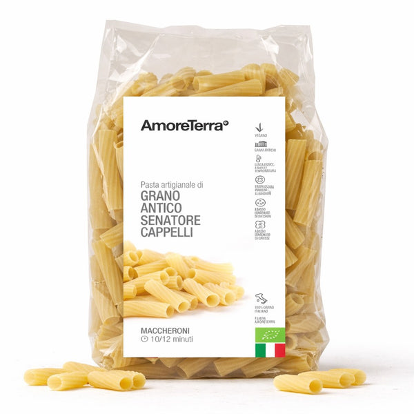 Maccheroni Senatore Cappelli - artigianale, BIO, grani antichi 500g. - AmoreTerra shop