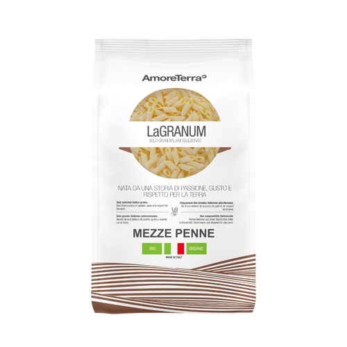 Confezione di Mezze penne LaGranum bio – 500 g