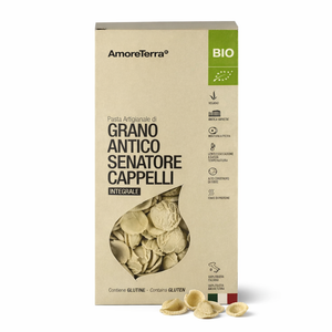 Orecchiette integrali Senatore Cappelli  BIO | grani antichi 500g | Premiata Great Taste 2025 - AmoreTerra shop
