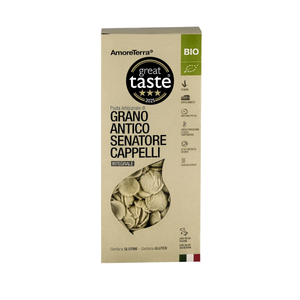Orecchiette integrali Senatore Cappelli | BIO | grani antichi 500g | Premiata Great Taste 2025 - AmoreTerra shop