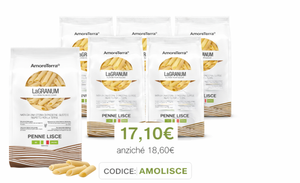 Box 6 Penne Lisce Bio linea LaGranum |  AmoreTerra - AmoreTerra shop