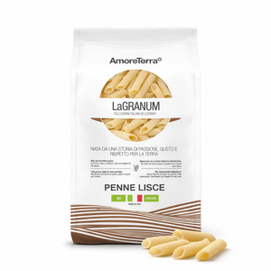 Penne lisce "LaGranum" | artigianale, BIO, grano italiano |  500g Amoreterra - AmoreTerra shop