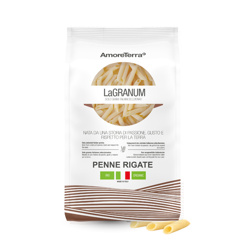 Confezione di Penne rigate LaGranum bio – 500 g