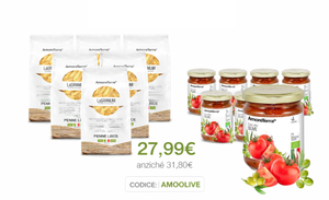 Box 6 Penne lisce e 6 sugo olive | Bio Amoreterra (Copia) - AmoreTerra shop