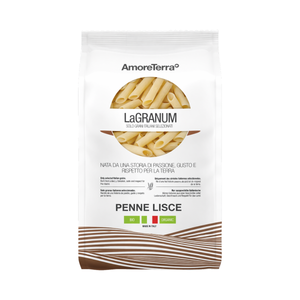 Penne lisce "LaGranum" | artigianale, BIO, grano italiano |  500g Amoreterra - AmoreTerra shop