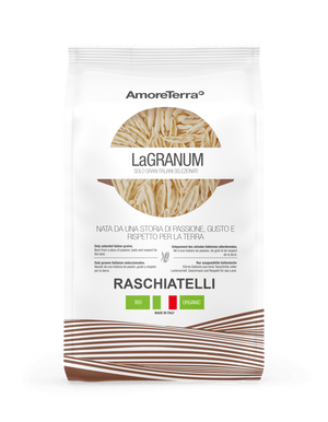 Raschiatelli tradizionale "LaGranum" - artigianale, BIO, grano italiano 500g. - AmoreTerra shop