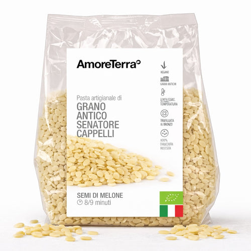 Confezione di Semi di melone Senatore Cappelli bio – 500 g