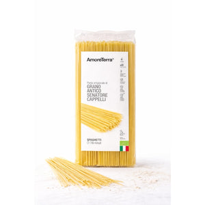Pasta Spaghetti Senatore Cappelli – Artigianale, BIO, Grani Antichi – 500g | AmoreTerra - AmoreTerra shop