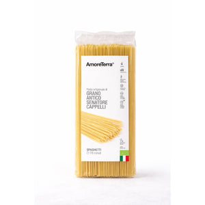 Pasta Spaghetti Senatore Cappelli – Artigianale, BIO, Grani Antichi – 500g | AmoreTerra - AmoreTerra shop