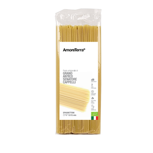 Spaghettoni Bio Senatore Cappelli | artigianale, grano italiano 500g | Amoreterra