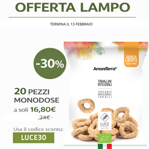 Tarallini Bio LUCE®  | 9 Grani Antichi | Senza Lievito | 20 pz PROMO - AmoreTerra shop
