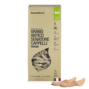 Torchietti integrali Senatore Cappelli - artigianale, BIO, grani antichi 500g. - AmoreTerra shop