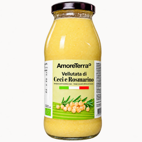 Vellutata di ceci e rosmarino bio – 500 ml - AmoreTerra shop