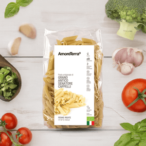 Penne rigate Senatore Cappelli - artigianale, BIO, grani antichi 500g. - AmoreTerra shop