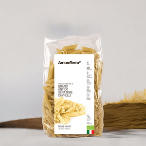 Penne rigate Senatore Cappelli - artigianale, BIO, grani antichi 500g. - AmoreTerra shop