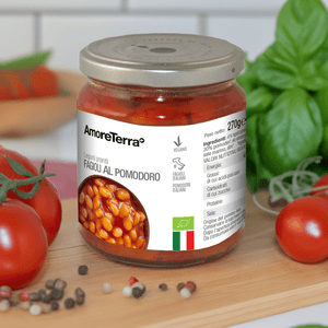 Fagioli Cannellini al Pomodoro  Bio Italia 270g. - AmoreTerra shop