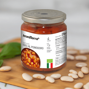 Fagioli Cannellini al Pomodoro  Bio Italia 270g. - AmoreTerra shop
