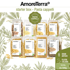 Box Starter pasta bio Senatore Cappelli | 12 Confezioni vari formati| Amoreterra - AmoreTerra shop