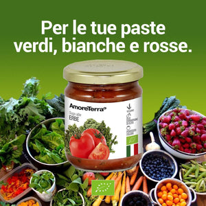 Offerta 6 Pz. Sugo pronto alle erbe con olio evo, BIO €9.58 AmoreTerra