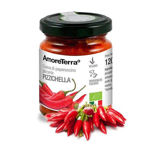 Pizzichella - pasta di peperoncino piccante – Cartone 6 × 120g - AmoreTerra shop