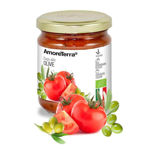 Box 6 Penne lisce e 6 sugo olive | Bio Amoreterra - AmoreTerra shop