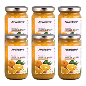 (Offerta) 6 Pz. Composta di arancia e zenzero - AmoreTerra shop