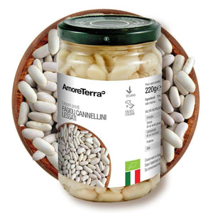 Fagioli Cannellini lessati italiani BIO | AmoreTerra €2.3 AmoreTerra