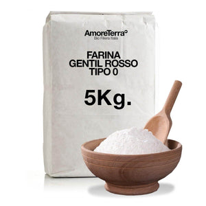 Farina Gentil Rosso Tipo 0 Bio macina a pietra | AmoreTerra €20 AmoreTerra