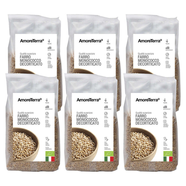 (Offerta) 6 Pz. Farro decorticato Bio Italiano - AmoreTerra shop