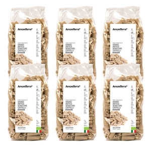 (offerta) 6pz. Maccheroni integrali Senatore Cappelli - artigianale, BIO, grani antichi 500g. - AmoreTerra shop