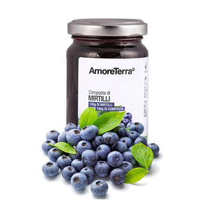 Composta di Mirtilli BIO tutta frutta, no pectina|AmoreTerra €4.2 AmoreTerra