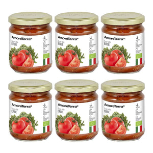 Offerta 6 Pz. Sugo pronto alle erbe con olio evo, BIO €9.58 AmoreTerra