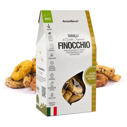 Taralli al finocchio Senatore Cappelli biologici AmoreTerra – 150 g