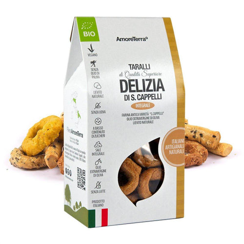 Taralli Delizia di grano Senatore Cappelli biologici AmoreTerra – 150 g